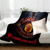 Manchester United F.C Print Blanket - Soft & Comfortable, for Bedroom, Travel, Sofa, Home Decoration - Birthday Christmas Gift for Friend
