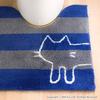 Oka (OKA) Uchineko Regular Size Litter Mat, Approx. 60 x 60 cm (White)
