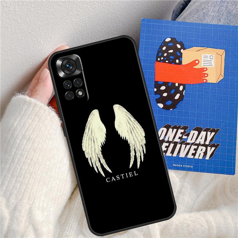 Supernatural Castiel Angel Funda For Xiaomi Redmi Note 13 Pro 14 9 10 11 12 9S 10S 11S 12S Redmi 13C 10C 12C 14C Case