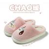 Cotton Slippers Men's Winter Couple Indoor Home Non-slip Thick Bottom Warm Plush Cute Cartoon Cotton Mop