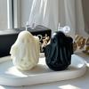 Hot !!!1Pc Halloween Ghost Scented Candle Natural Soy Wax Cinnamon Fragrance Spooky Decor Funny Home Ornament Festival Supplies