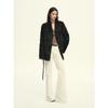 Imitation small lake sheep fur coat women's winter new loose lace-up wool coat environmentally friendly fur fashion coat