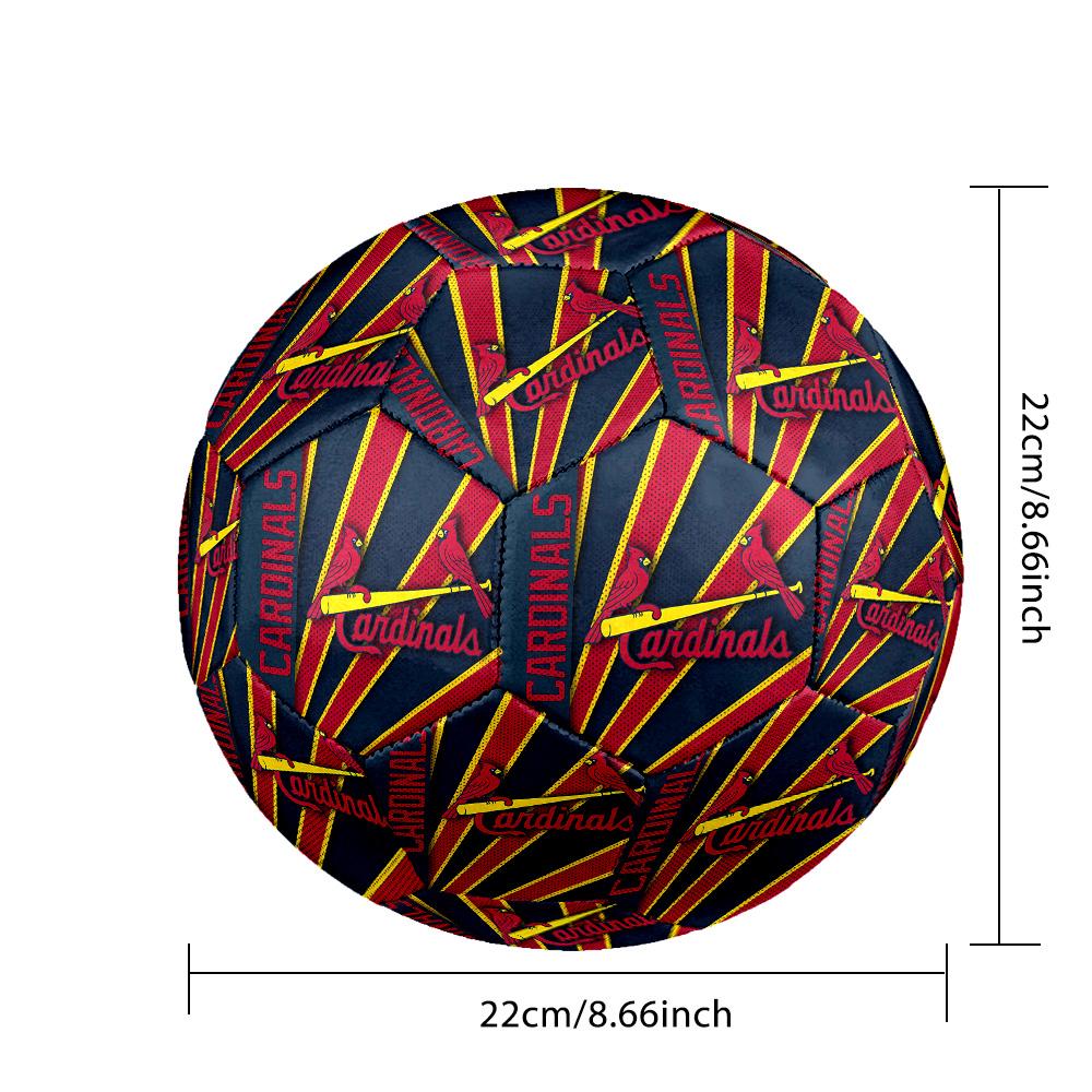 Arizona Cardinals Indoor Soccer Ball Size 5 Colorful All Ages Machine Stitched PVC Competition Ready Durable High-Bounce