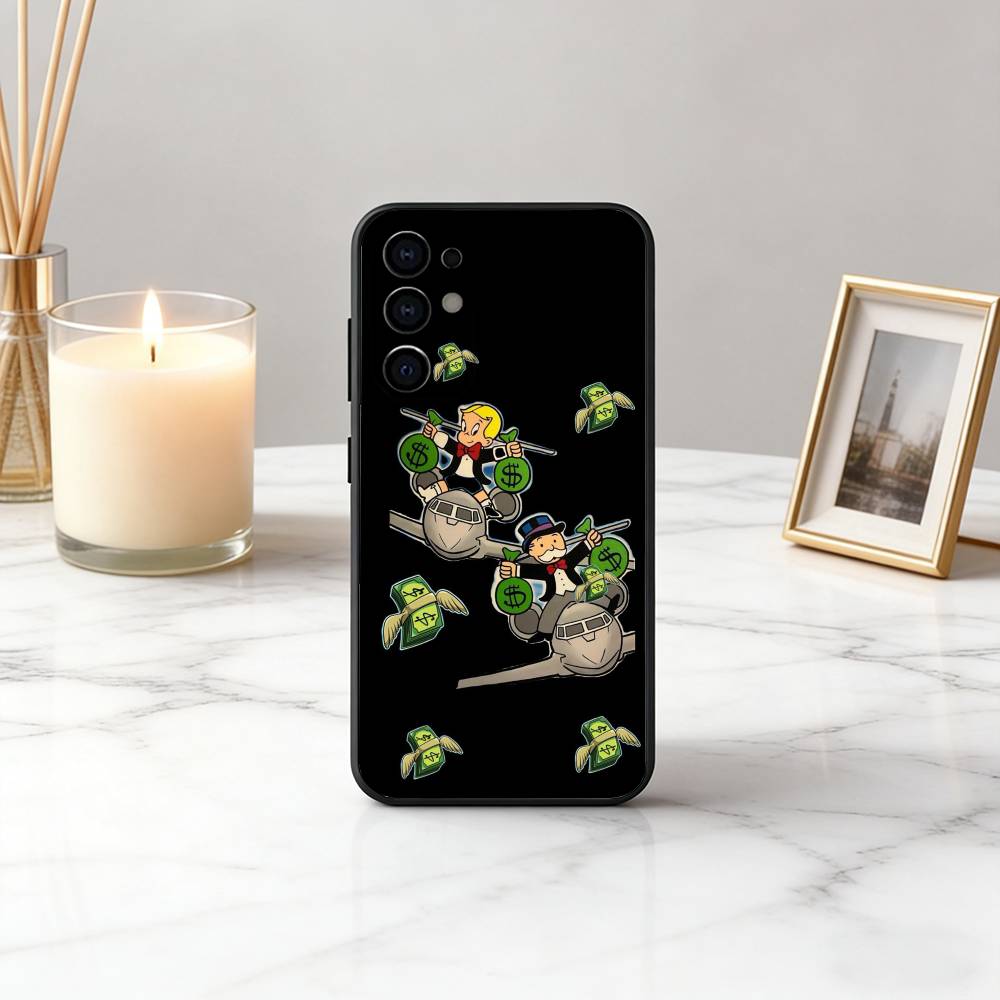 Rich Boy R-Richie R-rich-es Phone Case For Samsung S25,S24,S21,S22,S23,S30,Ultra,S20,Plus,Fe,Soft Silicone Black Cover