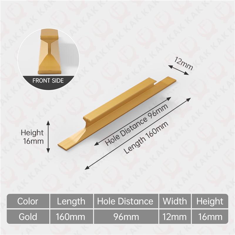 KAK Long Furniture Handles Kitchen Cabinet Knobs and Handles Shoe Cabinets Wardrobes Door Pulls 1000mm Door Handles Hardware