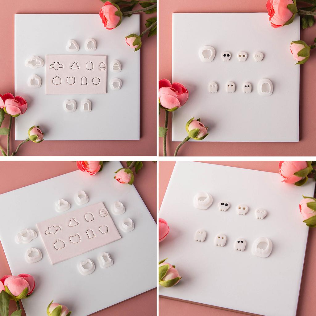 Bat Specter Clay Earrings Cutters Clay Modeling and Die Cutting Suitable for Earring Making Cutting Tools DIY Crafts