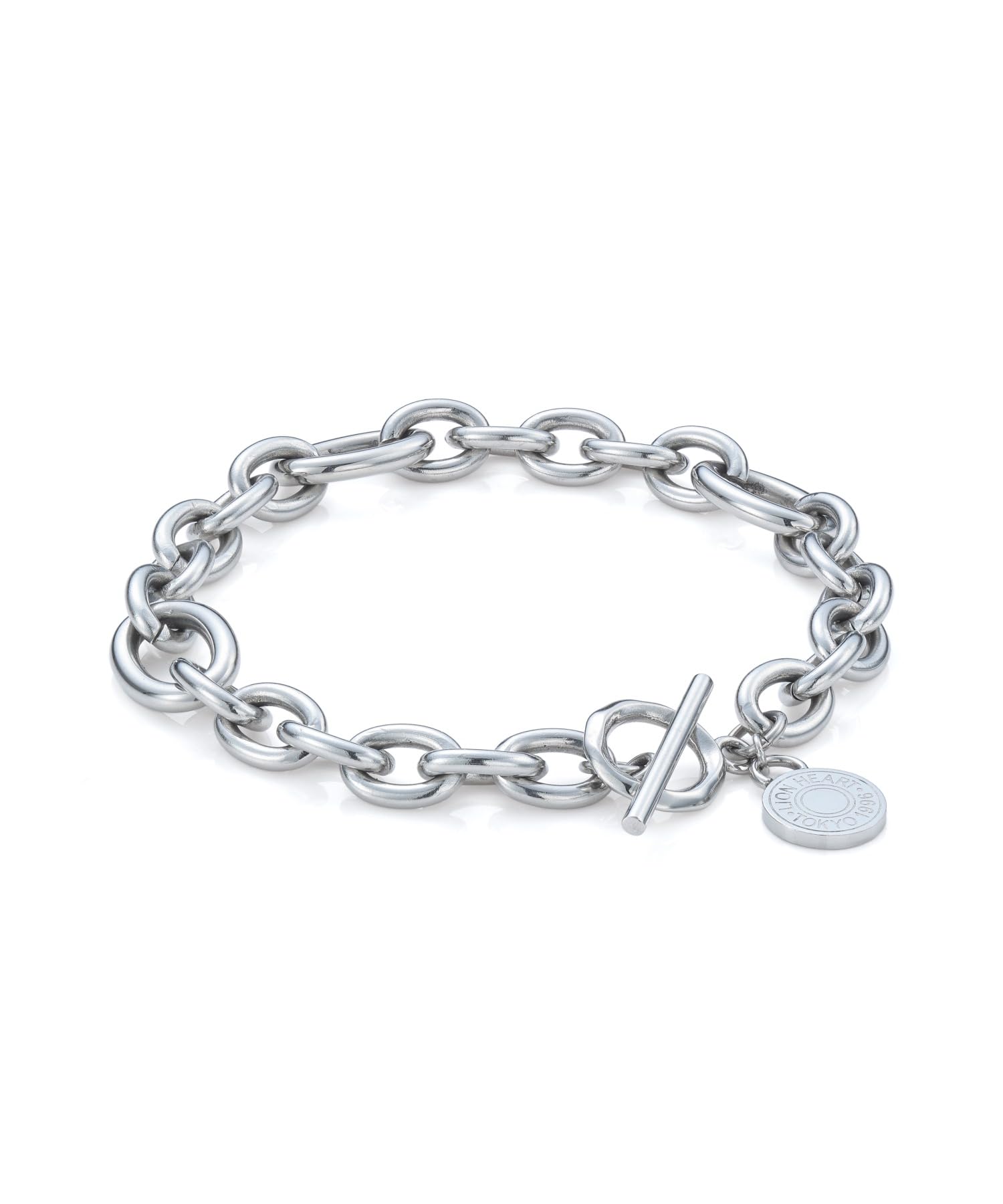 

LION HEART Bracelet LH-1 Comfort Chain Bracelet, Surgical Stainless Steel (Hypoallergenic), Men s, Suitable for Continuous Wear, Direct Sale, Azuki Ch