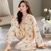 Spring and Autumn Women Can Wear Cotton Long-sleeved Pajamas 1011 New Autumn Women's Internet Celebrity Style Loungewear