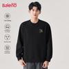 Baleno Men's Retro Loose Fit Round Neck Sweatshirt