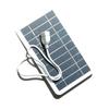 5W 5V Small Solar Panel with USB DIY Monocrystalline Silicon Solar Cell Waterproof Camping Portable Power Solar Panel