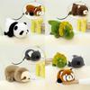 Adorable Reversible Panda Plush Toy Transforming Into Cute Panda Doll For Kids Gifts