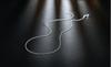 10pcs/lot Promotion! wholesale 925 sterling silver necklace, silver fine jewelry Rolo Chain 1mm Necklace 16 18 20 22 24"