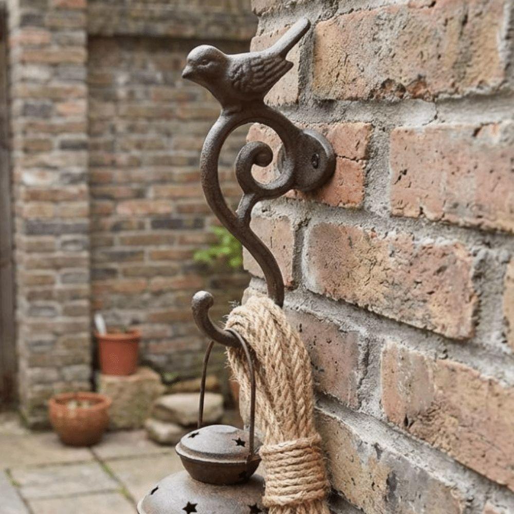 Rust Proof Coating Bird Decorative Hanger Rustic Key Organizer  Entryway Decoration