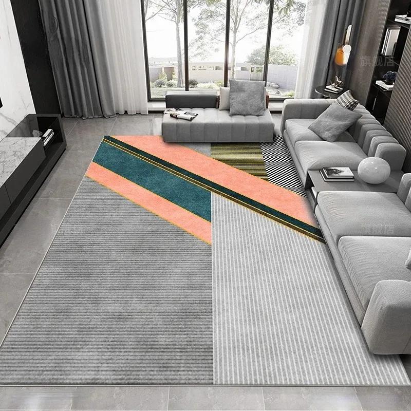 Modern Light Luxury Carpets Nordic Bedroom Carpet Large Area Living Room Decor Floor Mat Home Study Lounge Minimalist Style Rug