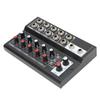 for US Plug Low Noise Stereo Line Mixer 2 Master Volume Knobs Dj Mixing Board  Bars