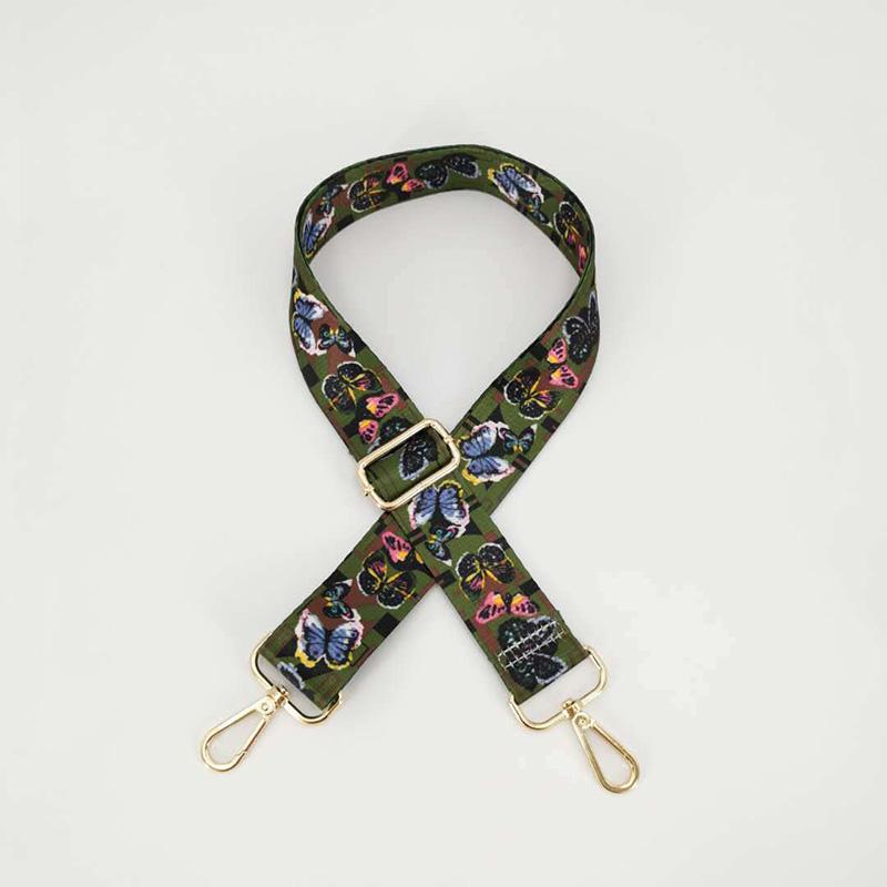 Flower Pattern Crossbody Wide Shoulder Strap Adjustable Replacement Bag Long Shoulder Strap Single Shoulder Women's Bag Accessories