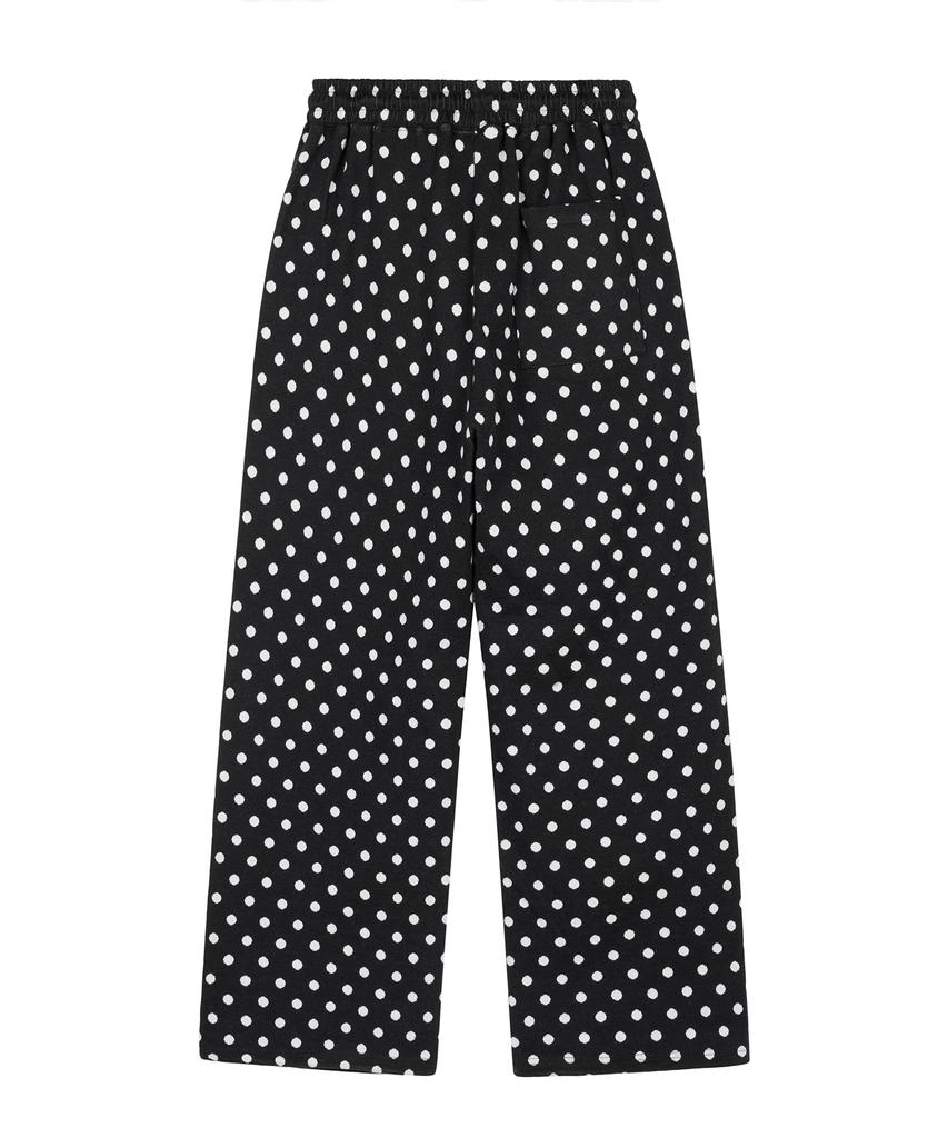 Rock Cake Dots String 2Way Jogger - Black
