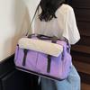 Fashion short-distance large-capacity travel bag Women's portable business trip lightweight luggage bag Expandable messenger sports fitness bag
