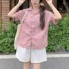 Navava Cool Seersucker Thin Check Short Sleeve Shirt Nb2691