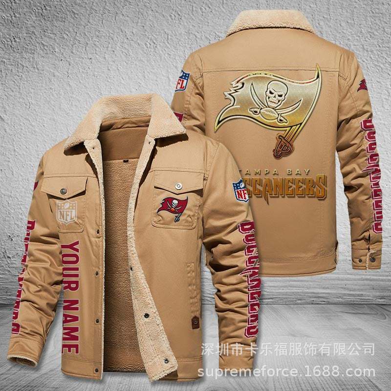 American football team football jersey Philadelphia Eagles jersey autumn and winter velvet cotton jersey sports jacket men's jacket