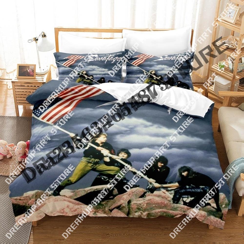 3D Print Savatage Band Bedding Set Twin Queen King Full Size Duvet Cover Pillowcase Bed boys girls Adult Home Textiles