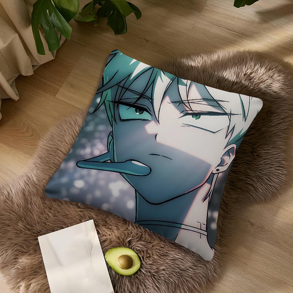 Alien Stage Till Anime Boy cushion cover For Bedroom Car Coffee Shop Room Soft and Living Room Sofa Decorative Pillow Cover Case