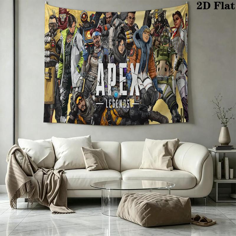 Apex Legends Wall Tapestry Aesthetic Wall Hanging Printed Fabric Blanket Decorative Tapestries for Bedroom Living Room Home Decor