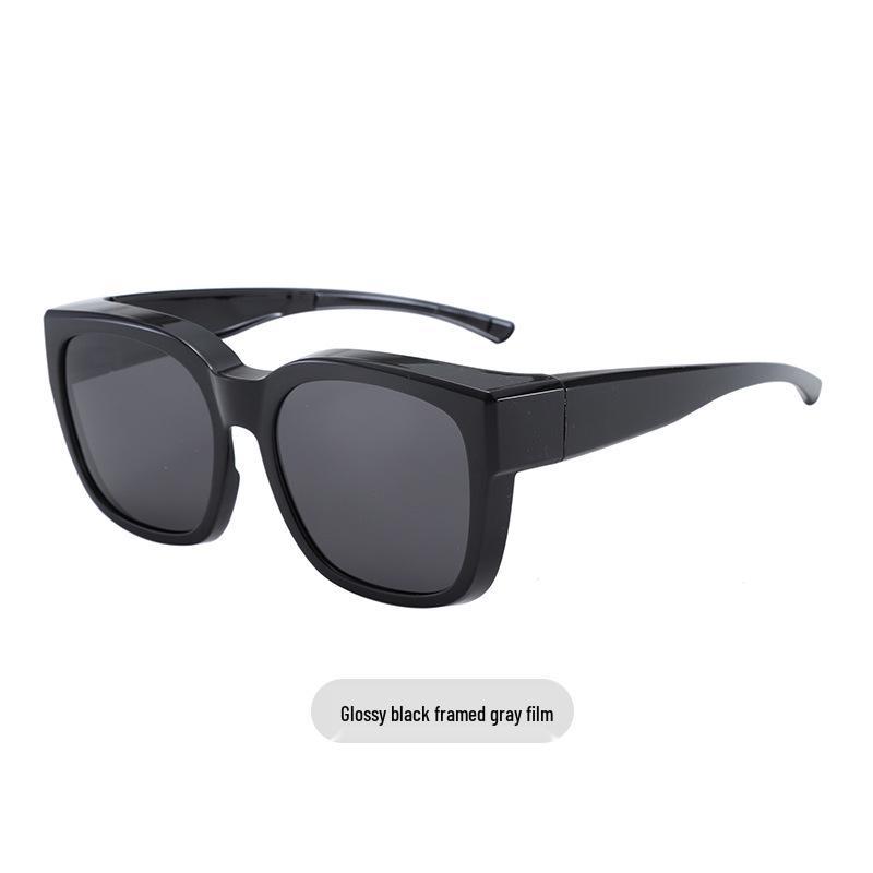 TR Polarized Cycling Glasses: Dual-use Myopia Clip-on, Fashionable Photochromic Sunglasses
