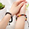 Magnet Couple Bracelets for Woman Men Romantic Heart Matching Lovers Natural Stone Beads Yoga Bracelet Valentine Gift Zircon