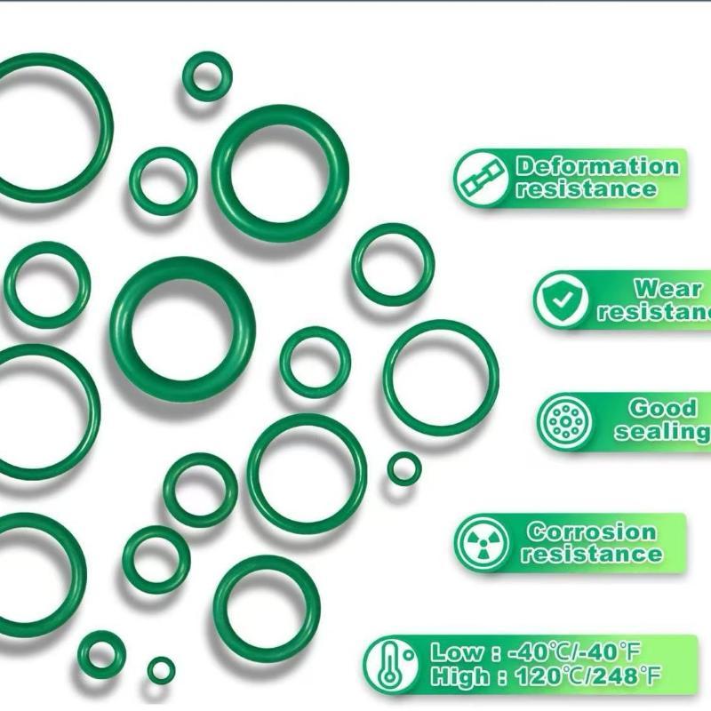 36 Size 595Pcs Air Conditioning O Ring Assortment Kit Durable Rubber Seals for Home & Auto AC Repair Maintenance Tools