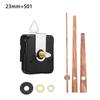 Silent DIY Cross-Border Long Shaft Clock Movement with Walnut Wood Hands - 4 Styles Available