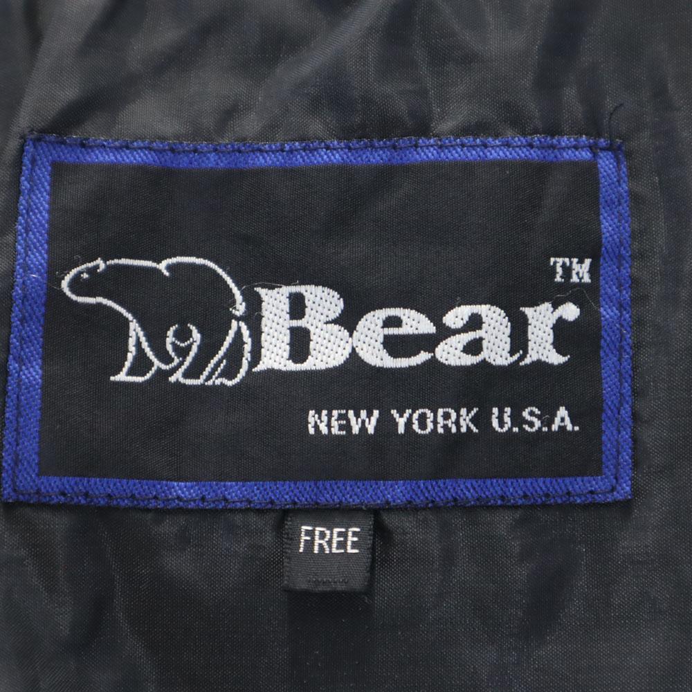 BEAR 90s Made In Korea Old Long Sleeve Zip Jacket F Black Men's Used