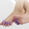 Toe Valgus Brace, Toe Overlap Corrector,Three Hole Blue Corrector Big Toe Separator