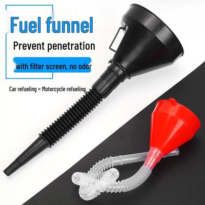 Grand Entonnoir en Plastique pour Carburant, Huile Moteur, Usage Domestique et Vin, Convient aux Voitures et Motos