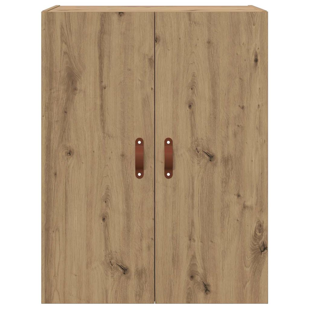 Wall Cabinet Set 2 pcs Artisan Oak Finish 69.5 x 34 x 90 cm Engineered Wood