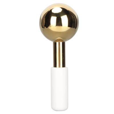 Ice Globes Gold Stainless Steel Ball Anti Age Skin Soothing Reduce Irritation Depuff Inflammation