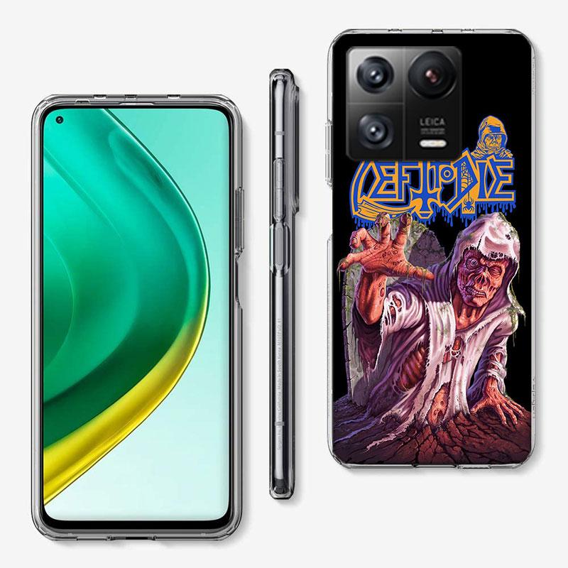 Metal Band D-Death Phone Case For Xiaomi Poco F7 Ultra X7 X6 M8 M7 M6 M4 M3 Pro X4 Mi 15 15T 14 14T 12T 12S 10T Pro 12 11 Lite C