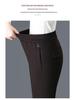 Fleece-Lined High Waist Loose Fit Women's Harem Pants for Middle-Aged and Elderly