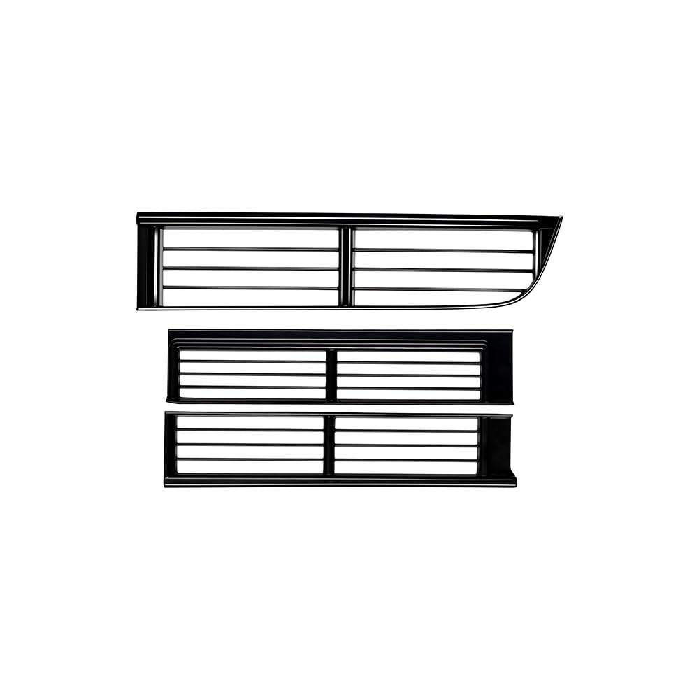 Neue benutzerdefinierte JF5 JF6 kompatible Turbo-Koordinatenstil-Frontgrill-Verzierung, Kühlergrill-Schutz, Untergrill-Panel, Stilvolles benutzerdefiniertes Zubehör, Außenteile