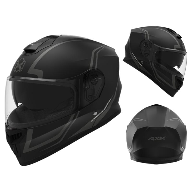 Motorcycle Helmet Men's Warm Winter Locomotive Double Lens Electric Vehicle Women's Cycling Four Seasons Full Helmet