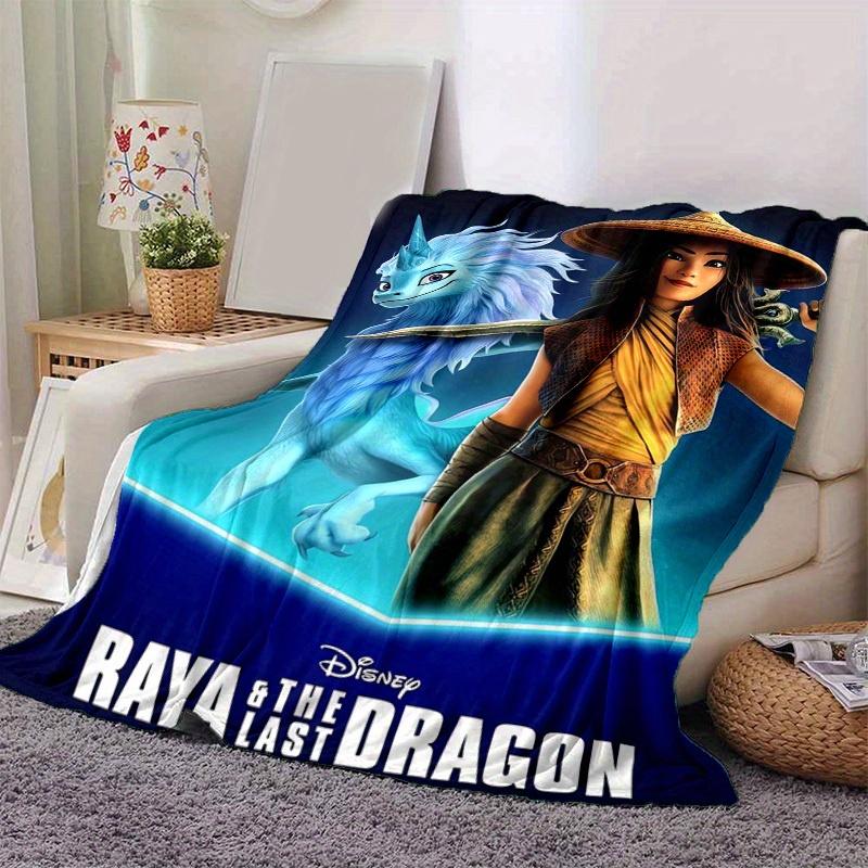 1pc, Disney Raya & The Last Dragon Home Decorative Blanket, Soft Throw for Couch, Bed, Travel, Camping