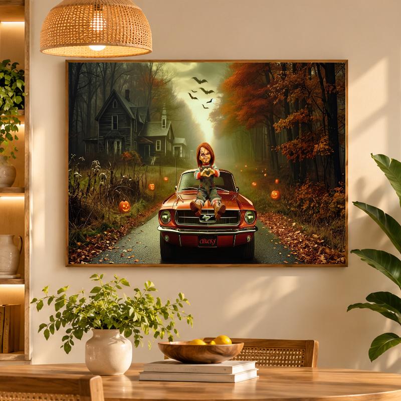 5D Diamond Painting Child's Play Chucky Tiffany DIY Full Drill Diamond Art Kit Home Decoration