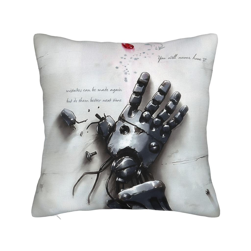 Pillow Cover Full Metal Alchemist  Funny Pillow Case For Chair Sofa Home Decor Pillowcases