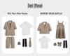 British Style Summer Short Sleeve Kindergarten Uniform Set for Boys and Girls