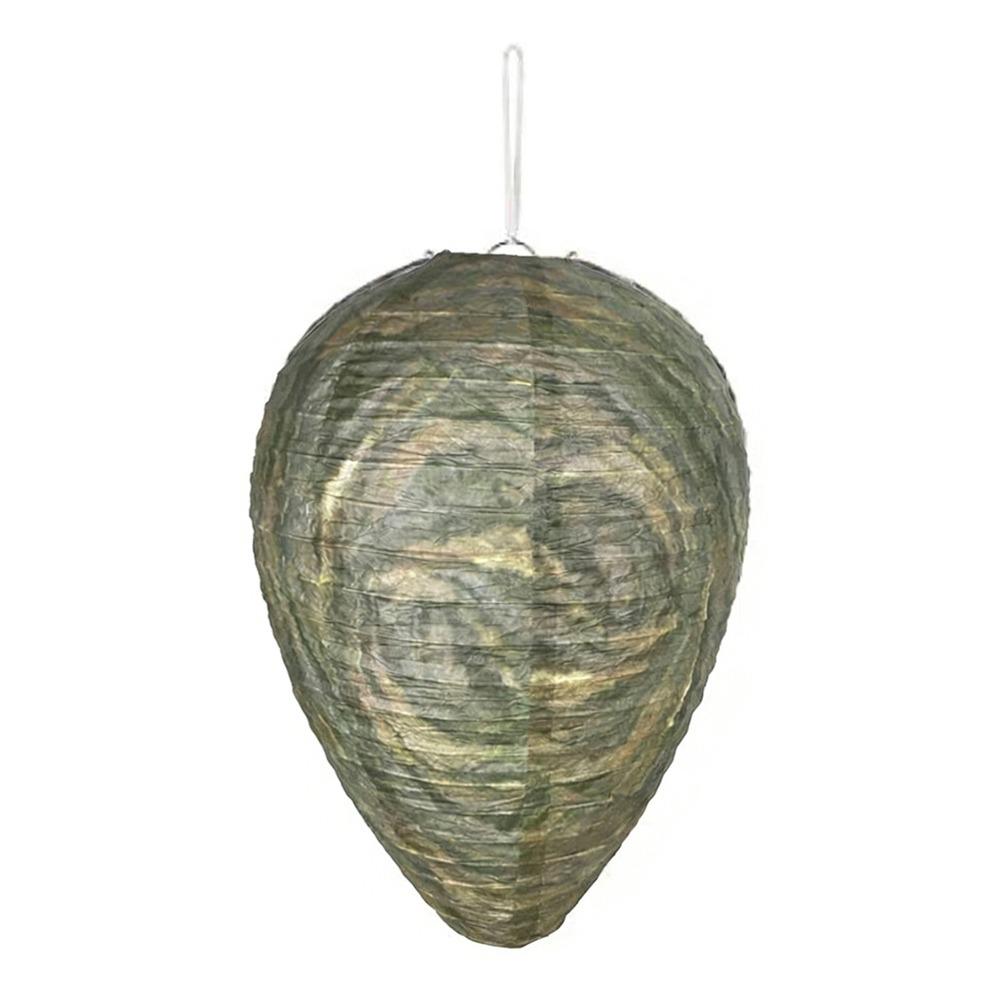 Realistic Waterproof Courtyard lantern Non-Toxic Plastic Wasp Nest Decoy Paper Hanging Fake Wasp Nest Drive Insects