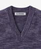 Blond9 Wool Gradient V-Neck Knit Vest_Purple