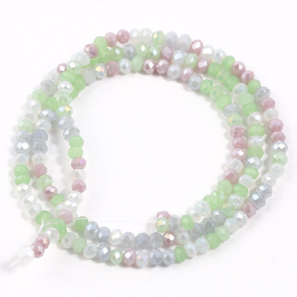 2x3mm Rondell Faceted Crystal Quartz Loose Waist Beads For Jewelry Making DIY Woman Charms Bracelet Necklace Earrings Accessorie