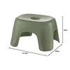 Richell Hayul Bath Stool, TL 20H, Green, 20cm, Made In Japan, Antibacterial, Bathroom Stool, Elevated, Caregiving, Mold-Resistant, Stylish, Magnetic,