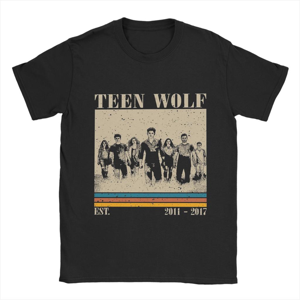 T-shirt con Stampa Grafica Teen Wolf Est 2011 2017
