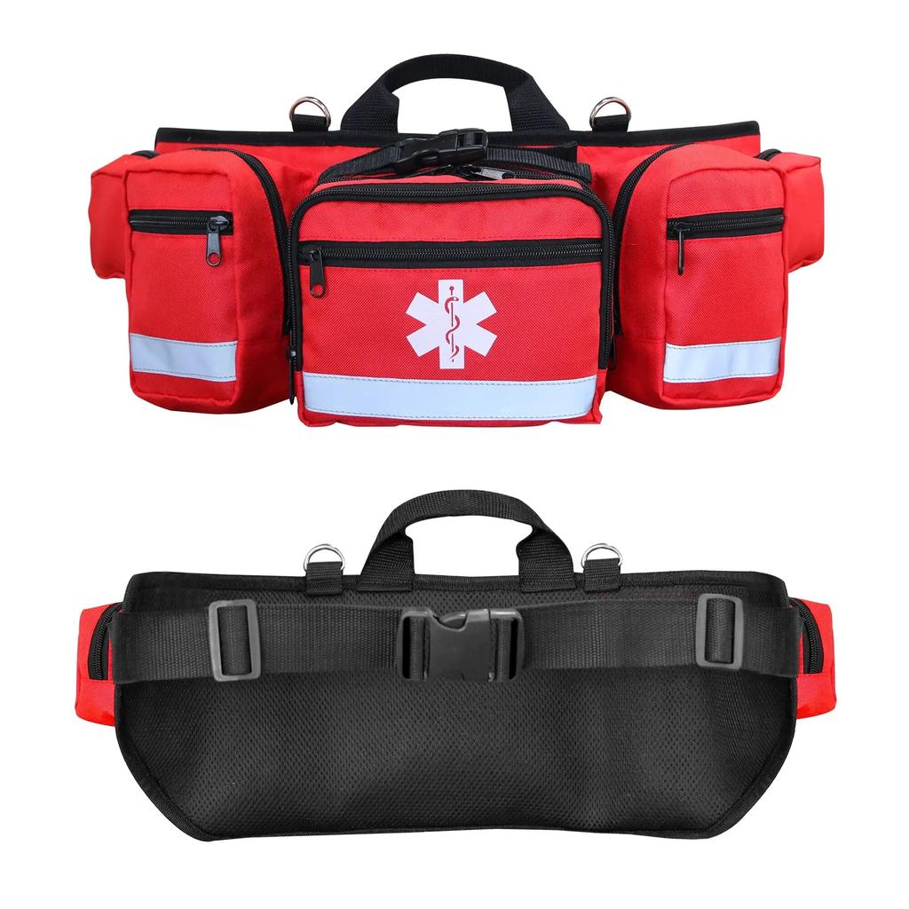 First Aid Medical Bag Outdoor Emergency Rescue Large Sorted Storage Bag Multi-pocket Waist Bag Camping Survival Trauma Backpack